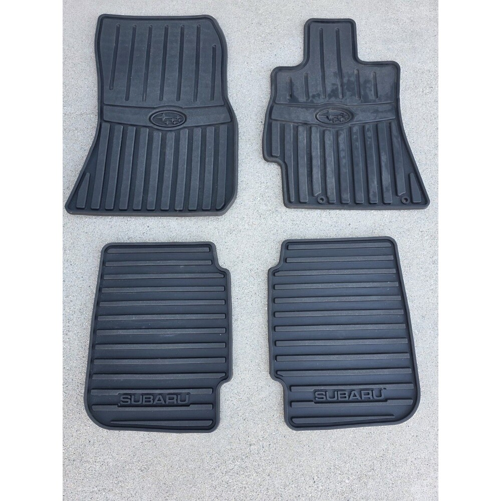 OEM 2010-2014 Subaru Legacy Outback All Weather Floor Mats Rubber  J501SAJ000